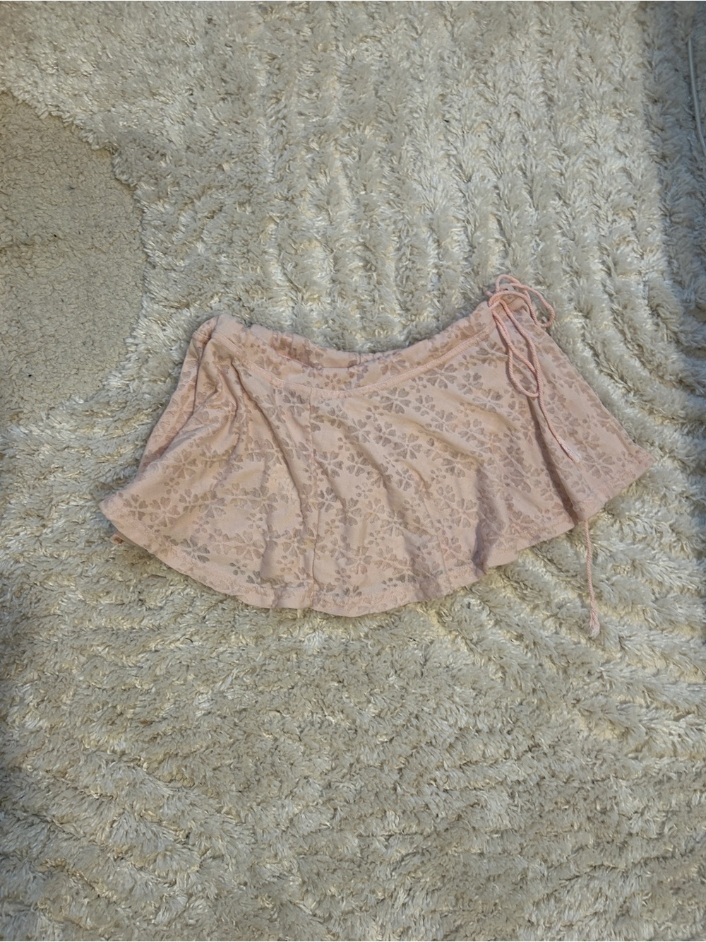 Blackbough Cover up pink lace skirt